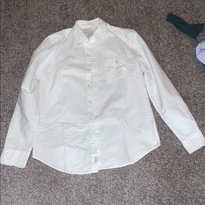 White collared shirt